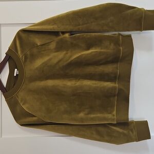 a new day M Women's Crewneck Sweater Velvet Olive